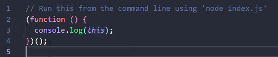 Ejemplo de console.log en Node.js